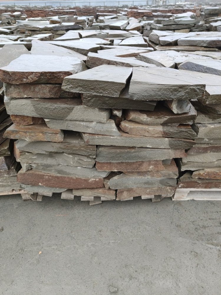 Плитняк песчаник серо-зелёный для мощения 60-65 мм купить в Нытве