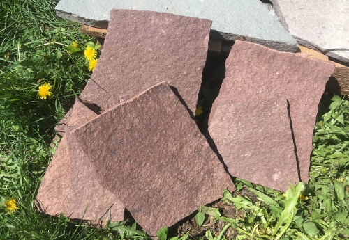 Плитняк лемезит бордовый для цоколя 1,5-2 см купить в Нытве