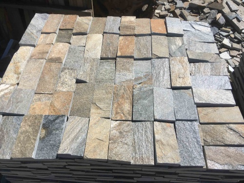 Плитка пилёная златолит Уральский для цоколя, отмостки купить в Нытве