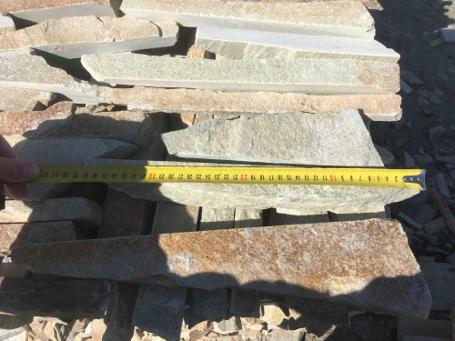 Горбушка златолит золотистый для облицовки купить в Нытве