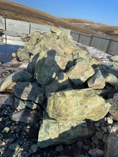 Камни для ландшафтного дизайна зелёные 10-60 килограмм купить в Нытве