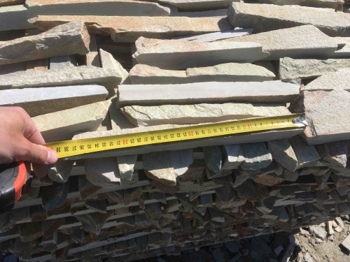 Горбушка златолит золотистый для облицовки купить в Нытве