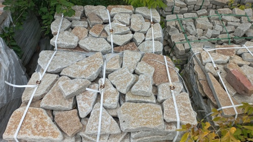 Гранитный плитняк галтованный для парковки купить в Нытве