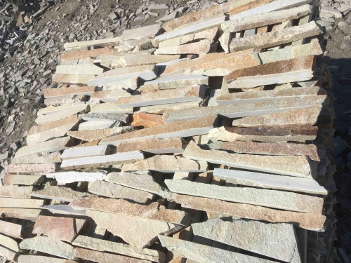 Горбушка златолит золотистый для облицовки купить в Нытве